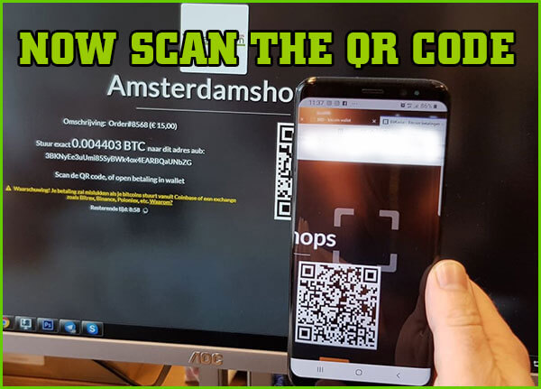bitcoin payment amsterdamshops step 2